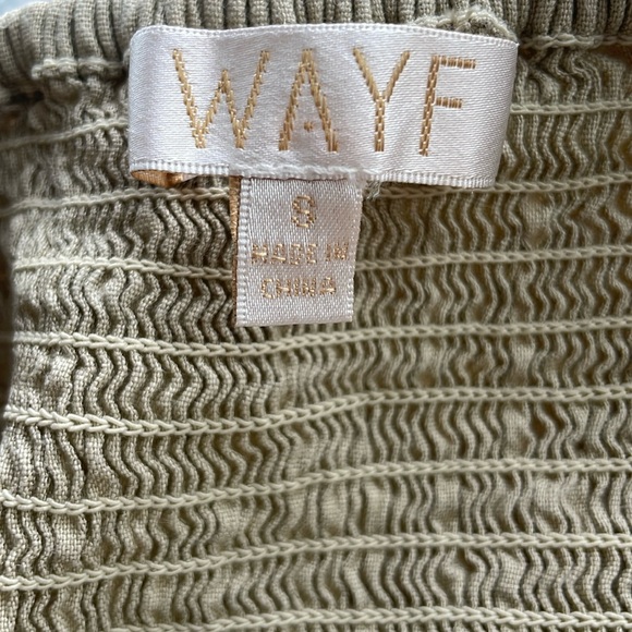 Wayf Juliet Sleeve Linen Blend Dress - Picture 4 of 5